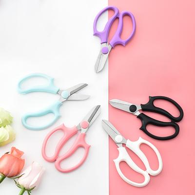 Gardening Scissors Ergonomic Handle Cozy Grip High Hardness Sharp Cutter Professional Pruning Manual Tool Stainless Steel Scissors Branch Flower