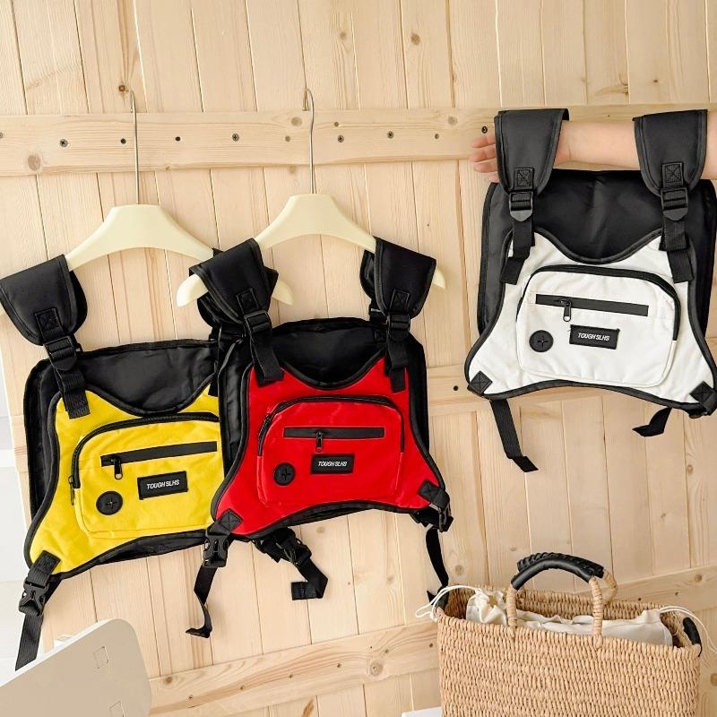 Tide cool dark wind tooling tactical socks puppet app backpack personalized boys street shooting tide sports satchel breast bag