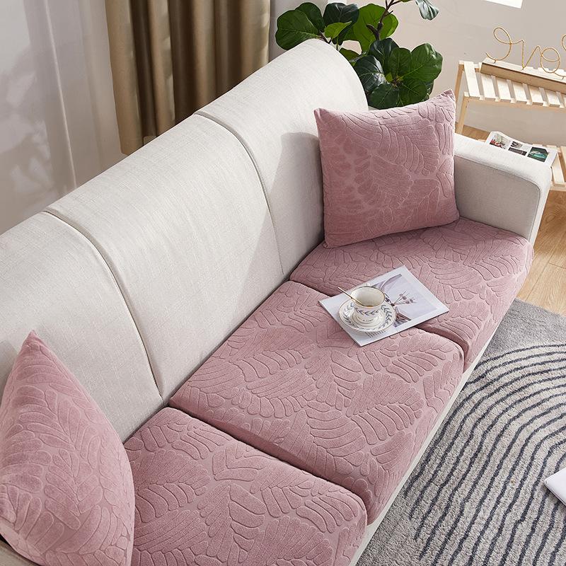Stretch Sofa Cover Solid Color Seat Cover Sofa Sofa Cover All-Inclusive Four Seasons Universal Cover Cloth Sofa Cushion Cover