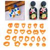 193pcs   Clay Earring Cutters   25 Shapes Clay Cutters for Key Rings Necklaces