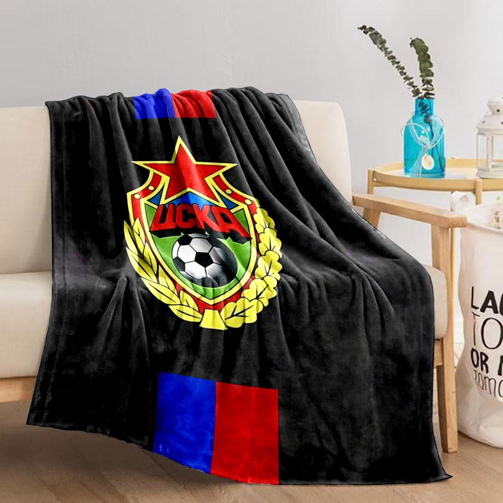 Red Star Soccer Emblem Blanket for all seasons blanket lunch break throw gift