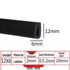 U-Shaped Rubber Anti-Collision Edge Strip for Glass Sealing