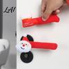 Christmas Gift for New Home Knitted Reindeer Decor Santa Doorknob Covers Anti‑Slip Protector Sleeves