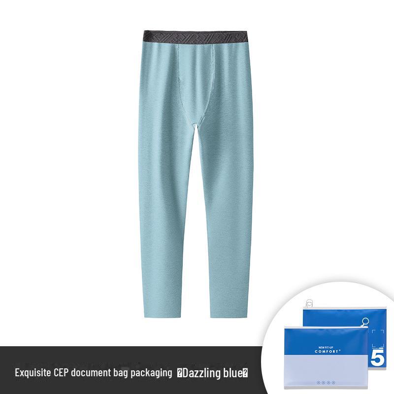 Super Soft Seamless Men's Thermal Pants - Plush Velvet & Thick Silk Wool, Perfect for Autumn & Winter