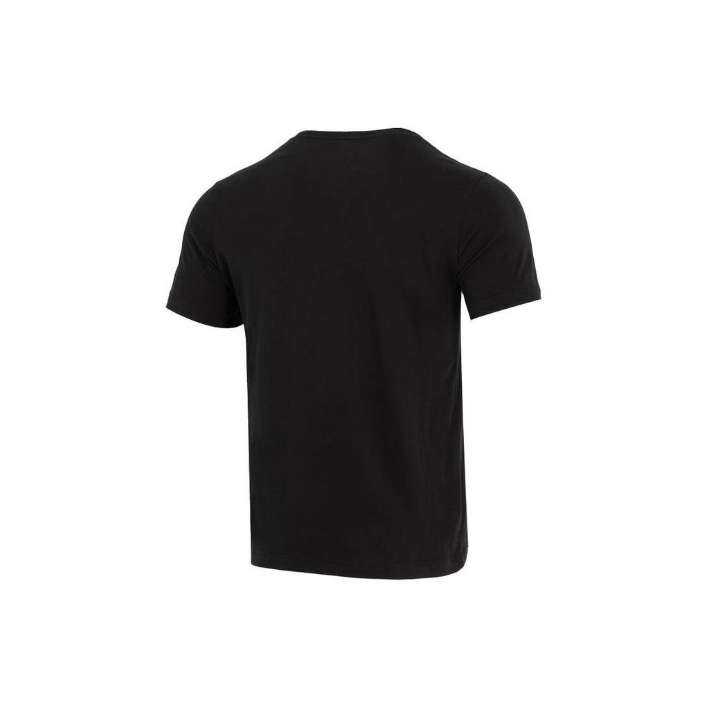 Puma Letter Print Casual Sweat-Absorbing Round Neck Short Sleeve T-Shirt Men Tops Black 847666-97