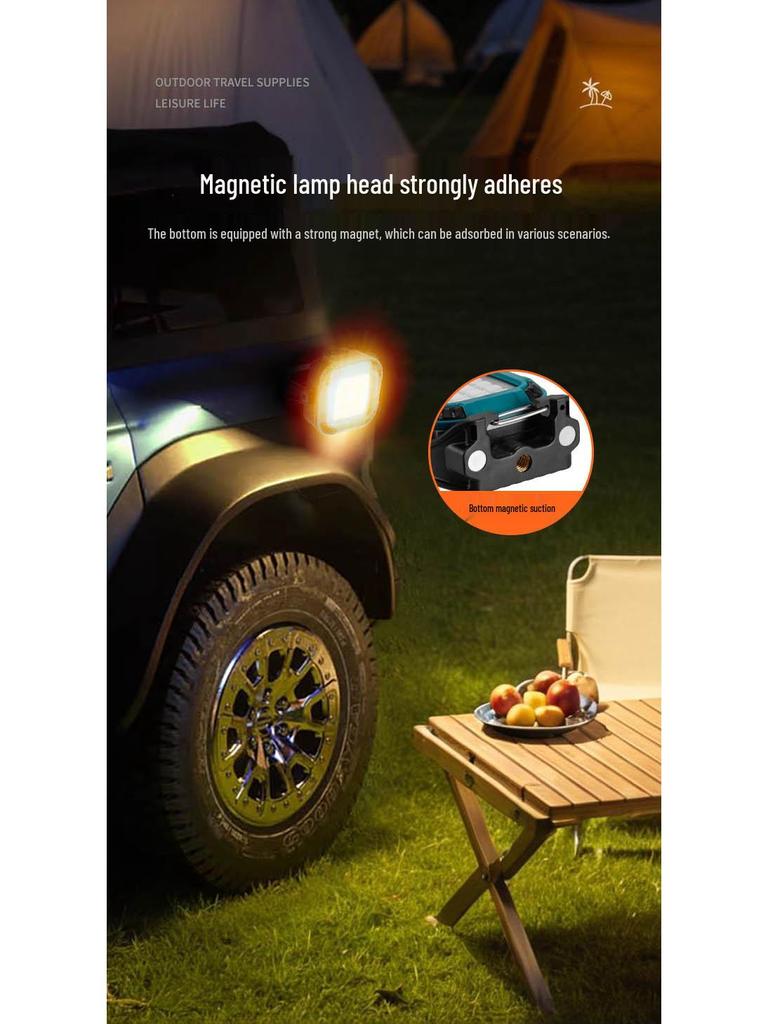COB LED Work Light: Magnetic, Long-Lasting, Emergency Repair & Camping Light