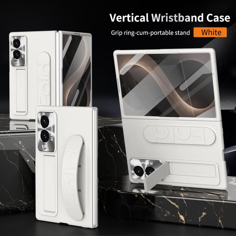 Galaxy Z Fold8 Ultra Protective Case With Wrist Strap Shockproof PC Cover Full-Body Protection Foldable Phone