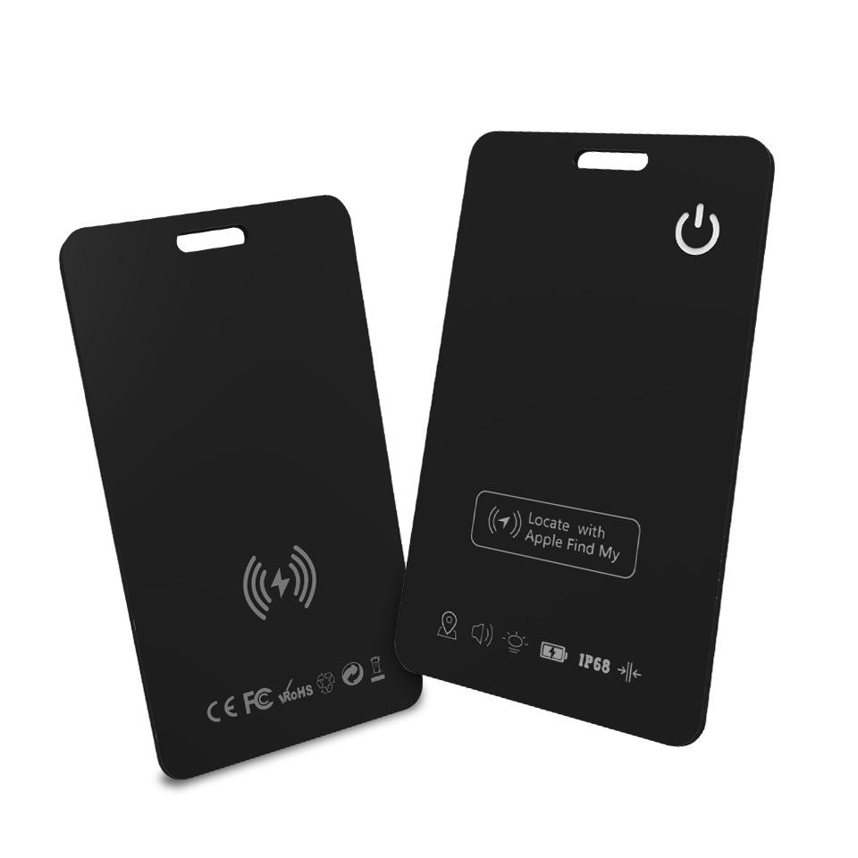 

Ультратонкое устройство защиты от потери в виде карты для рюкзака, кошелька или велосипеда — Глобальный высокоточный локатор, альтернатива Apple. чёрный