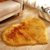 Wool Imitation Sheepskin Rugs Faux  Non Slip Bedroom Shaggy Carpet Mats