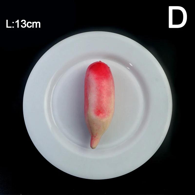 Simulation Radish Fake Carrot Vegetable Model Window Decorations Early Childhood Education Toys 7pc/lot M