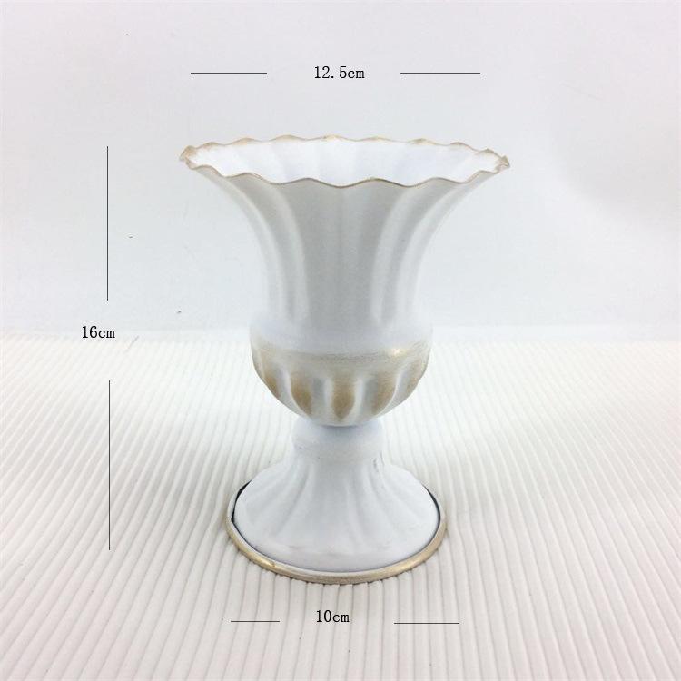 

Новые ретро кованые цветочные горшки свадебные украшения композиции из сухих цветов домашний декор украшения для отелей вазы украшения