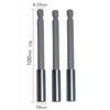 20-1PCS Hex Shank Drill Bit 60MM-150MM Magnetic Screwdriver Extended Link Screwdriver Head Holder Kit Rotary Tool Accessories