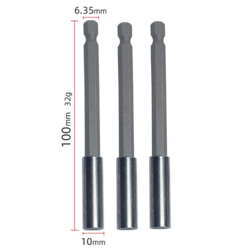 20-1PCS Hex Shank Drill Bit 60MM-150MM Magnetic Screwdriver Extended Link Screwdriver Head Holder Kit Rotary Tool Accessories