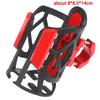 Universal Motorcycle Water Bottle Holder Durable Construction Adjustable Mount For Motorbike Rides Road Trips Travel