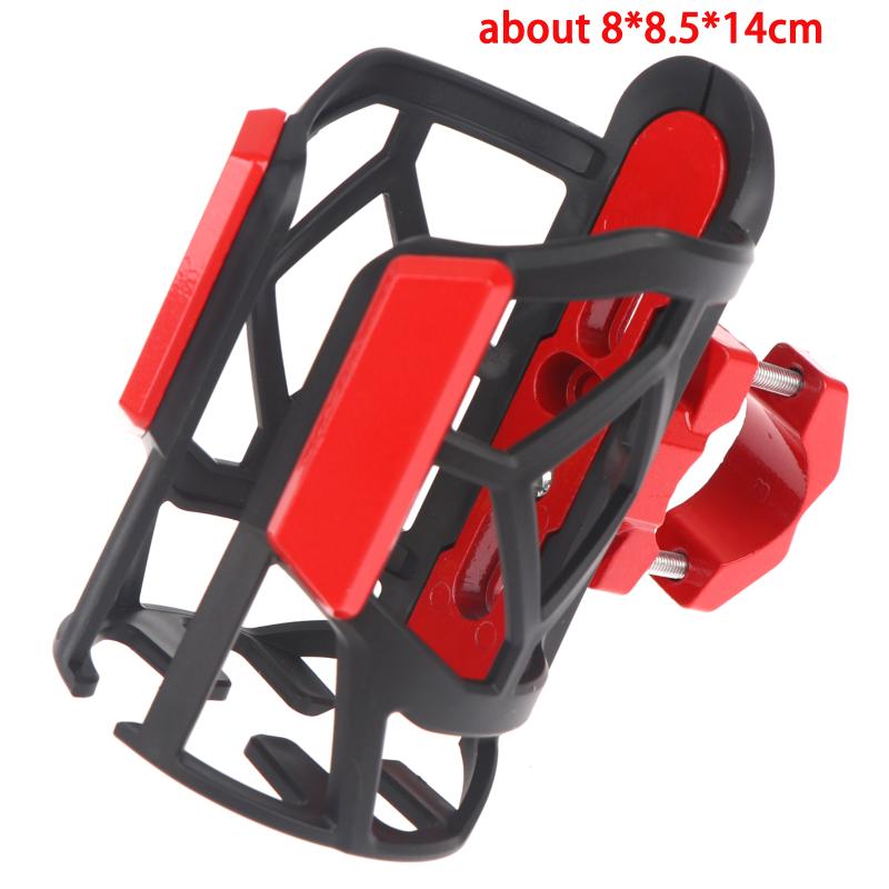 Universal Motorcycle Water Bottle Holder Durable Construction Adjustable Mount For Motorbike Rides Road Trips Travel