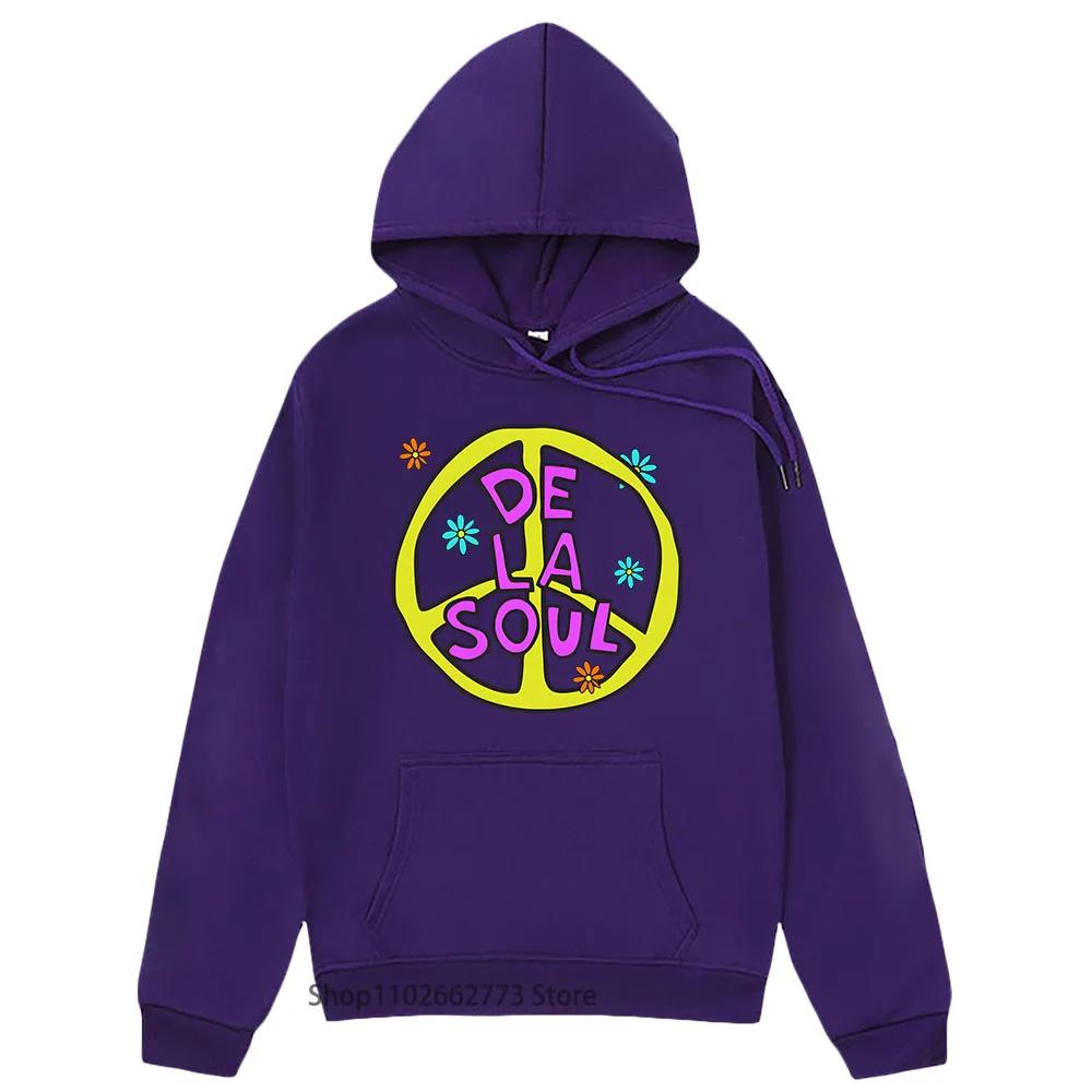 De La Soul Music Hoodies High Street Hip Hop Sweatshirt Fashion Anime Streetwear Men Women Clothing Y2k Top