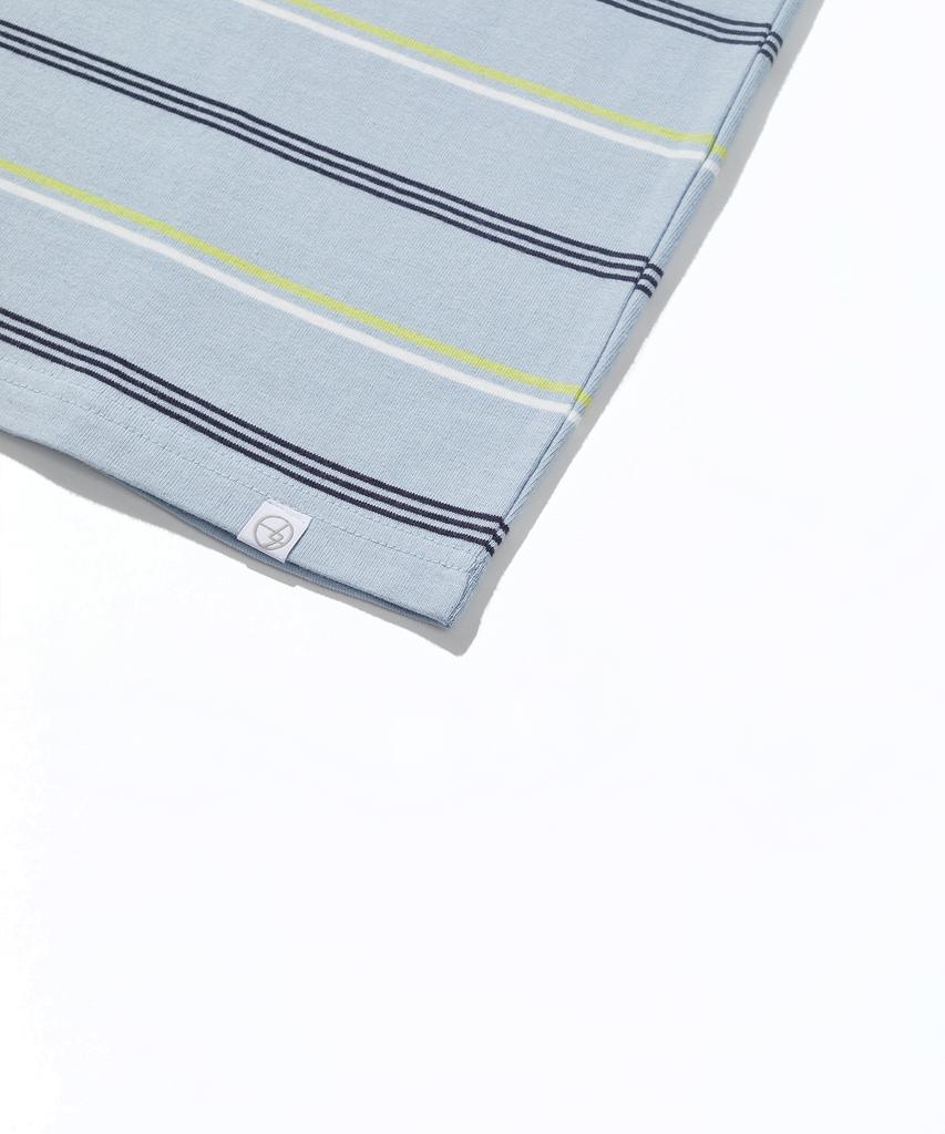 SOUNDSLIFE Db Stripe T-Shirt Sky Blue