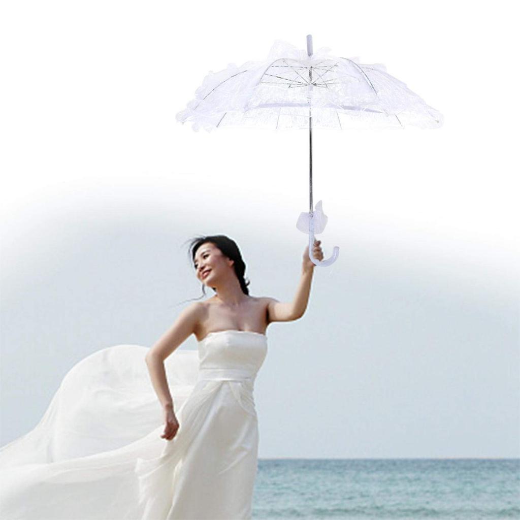 Lace Long Lolita Long Lace Folding Rain Photo Long Photography Umbrella Umbrella, Umbrella, Parasol, Umbrella, Stylish, Frilled, Compact, Umbrella,