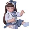 55cm Dress-up Doll Baby Soft Rubber Bathing Full Rubber Rebirth Doll Girl Toy