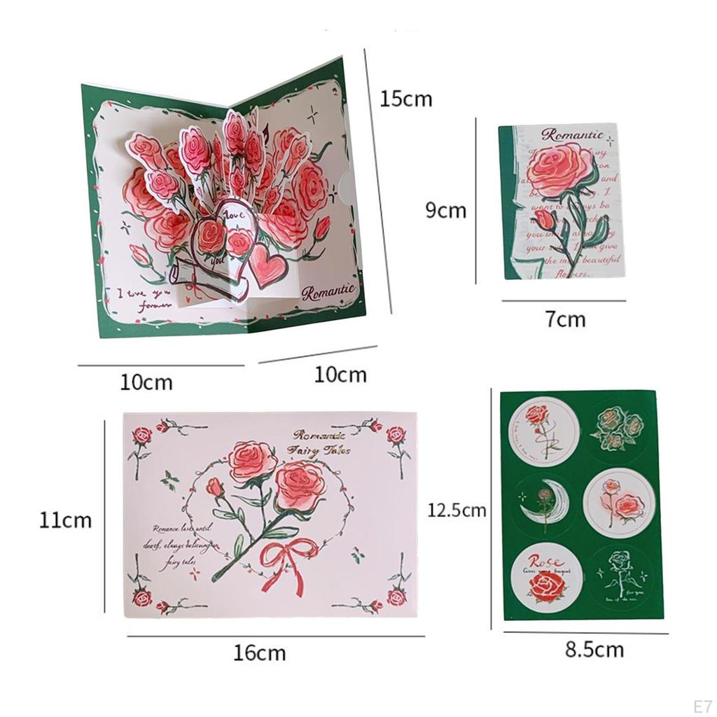 Karty 3D na Walentynki Karta Rocznicowa Pozdrowienia Podziękowania za Zaręczyny