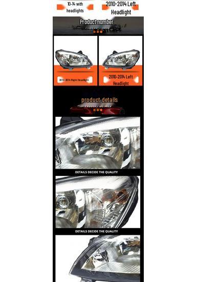 2010-2014 Great Wall Tengyi C30 Front Headlight Semi-Assembly