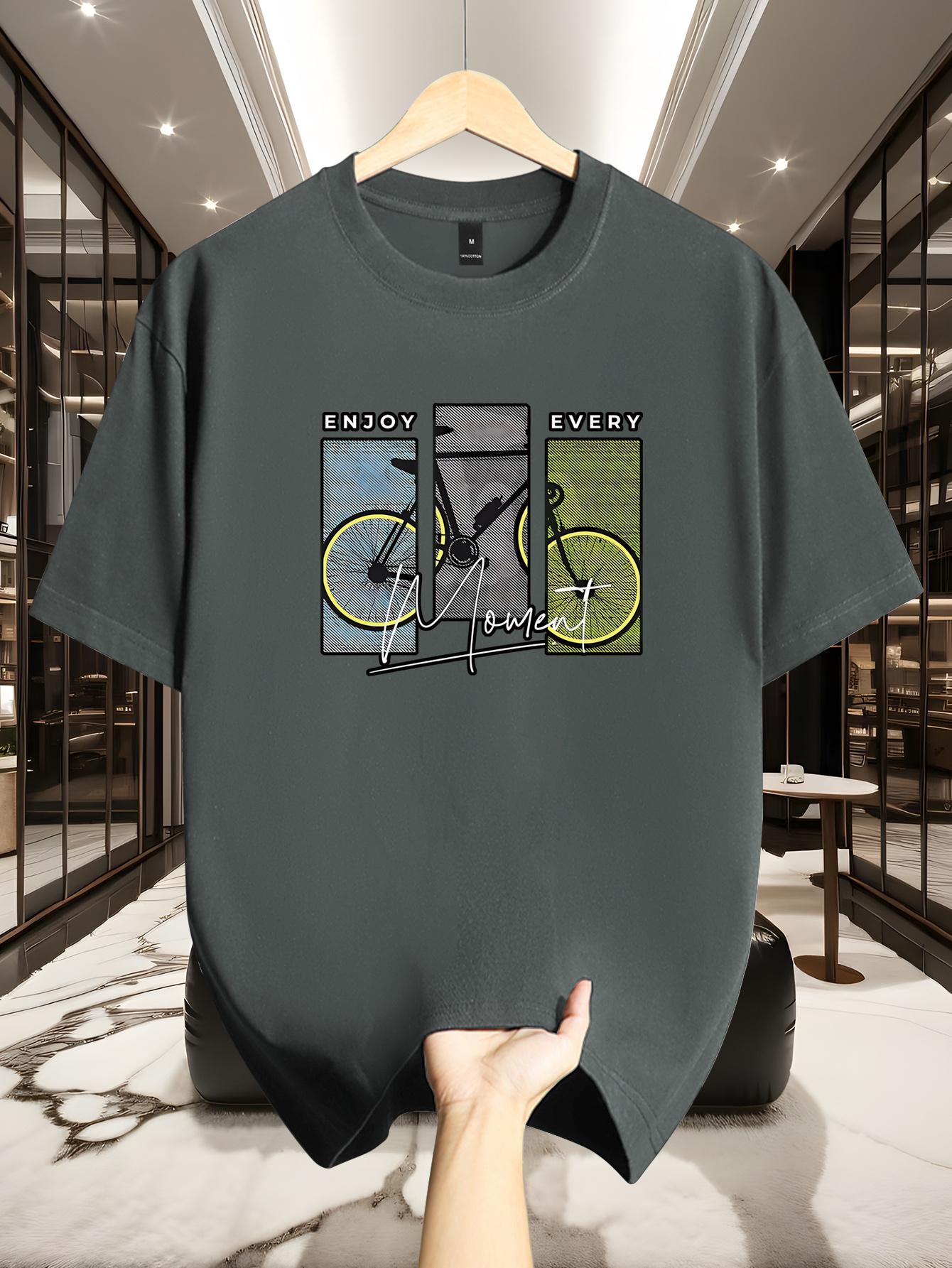 Summer Adult Mens Casual Fashion 100 Cotton Tshirt Short Sleeve Round Neck Unique Pattern Print Casual Outdoor Street Trend 3XL