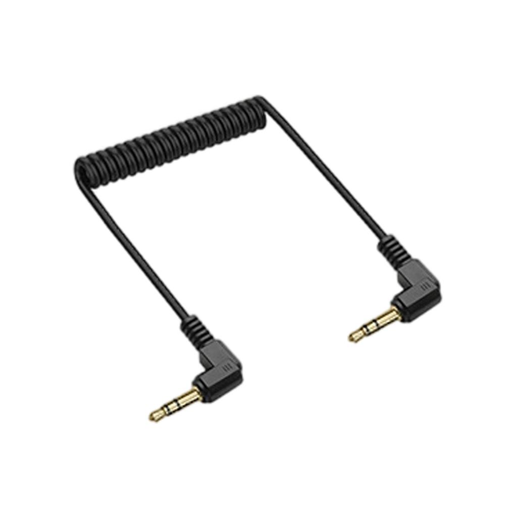 3.5mm Spring Loaded Sound Cable Adjustable Length 3 Section To 3 Section/4 Section Design Universal Compatibility