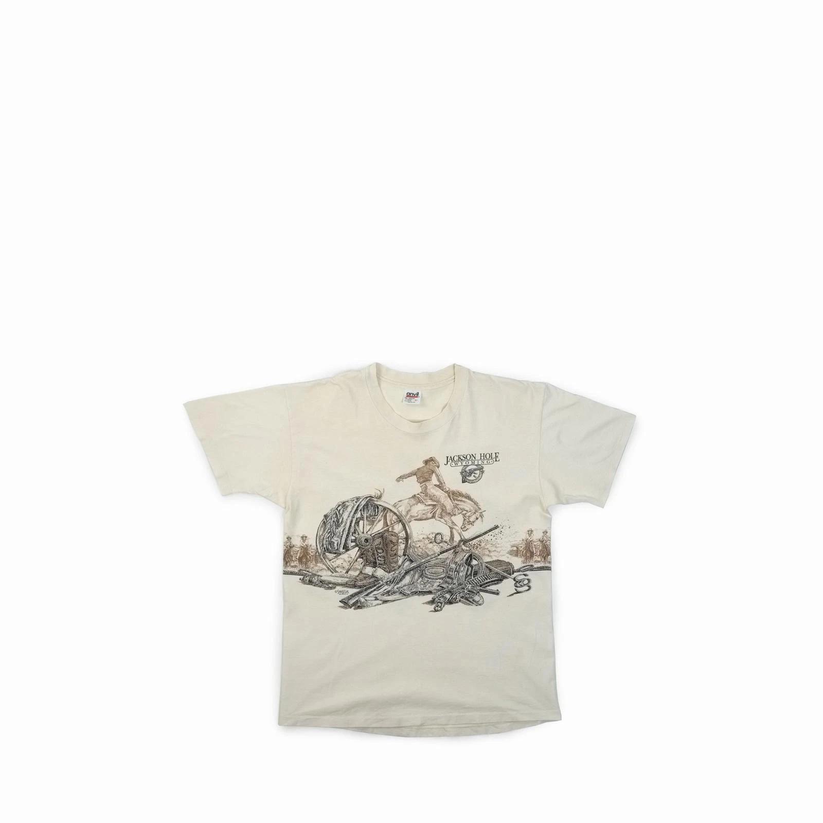 Vintage 1990 s Jackson Hole Wyoming Tee Shirt 4XL