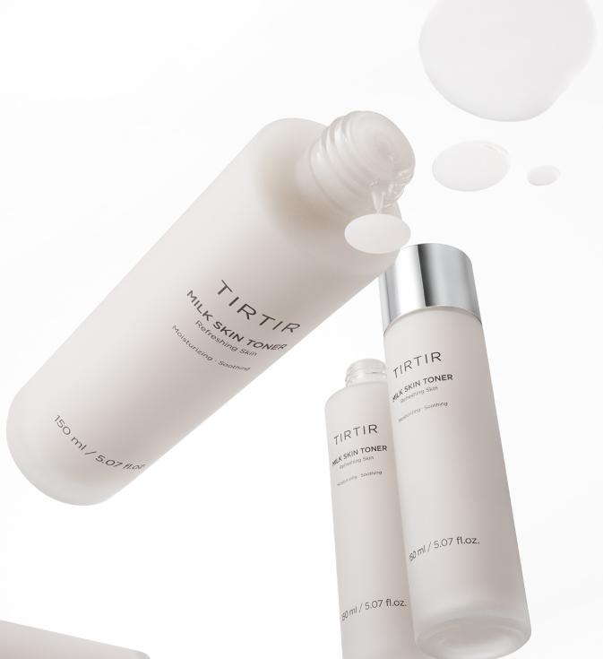 TIRTIR Milk Skin Toner 150ml / Feuchtigkeitsspendender & Beruhigender Gesichtstoner
