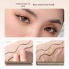 UKISS Double-ended Waterproof Eyeliner Gel Pen - Ultra-fine, Smudge-proof, Long-lasting, Brown, Perfect for Beginners