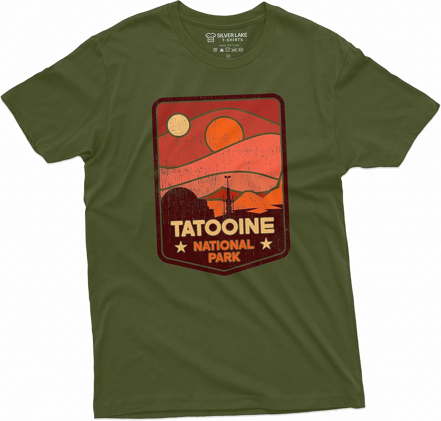 Tatooine Sunset T-Shirt - Popular Culture Shirt S разноцветный