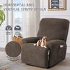 4Pcs/Set Elastic Recliner Sofa Covers Jacquard Recliner Armchair Slipcover Solid Single Relax Sofa Case Home Decor Living Room