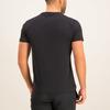 Emporio Armani EA7 Letter And Number Logo Print Crew Neck Short Sleeve T-Shirt Men Tops Black 3HPT81-PJM9Z-1200
