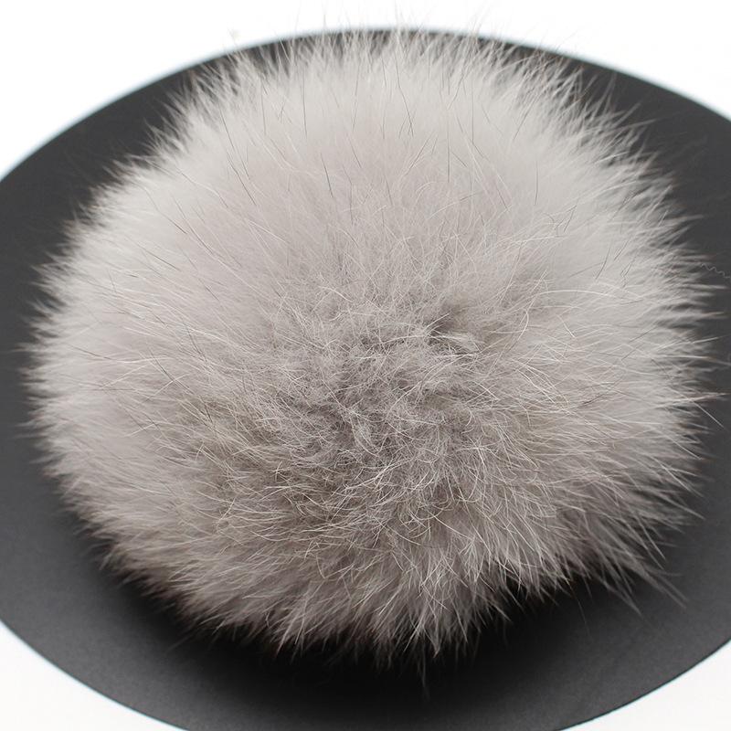 Low Price Fox Hairball 13Cm Real Hairball Pendant Wool Hat Special Fur Big Raccoon Hairball