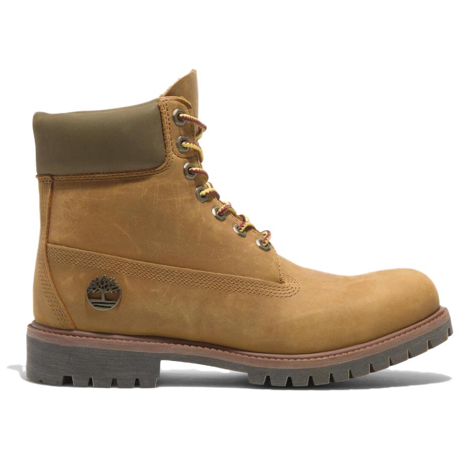 Timberland Premium Series Durable Shock Absorbing Comfortable Versatile Short Outdoor Boots Men Boots Brown TB0A2P6WEN11