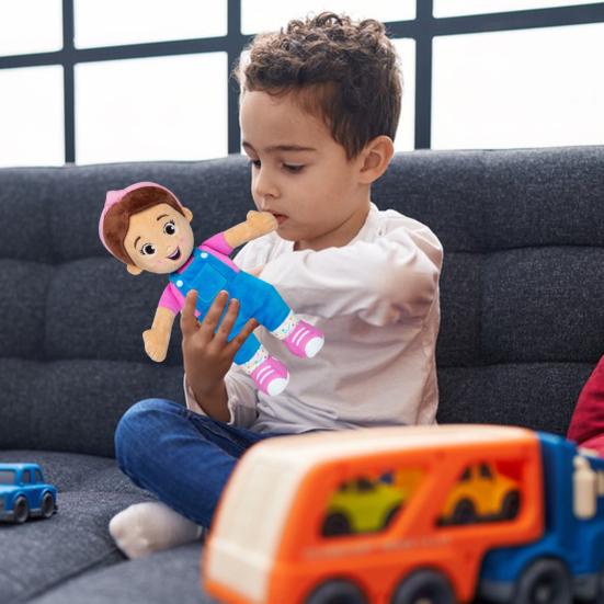 Slečna. Panenka Speak & Sing Interaktivní plyšová hračka Zpívající Mluvící vycpaná panenka Vzdělávací