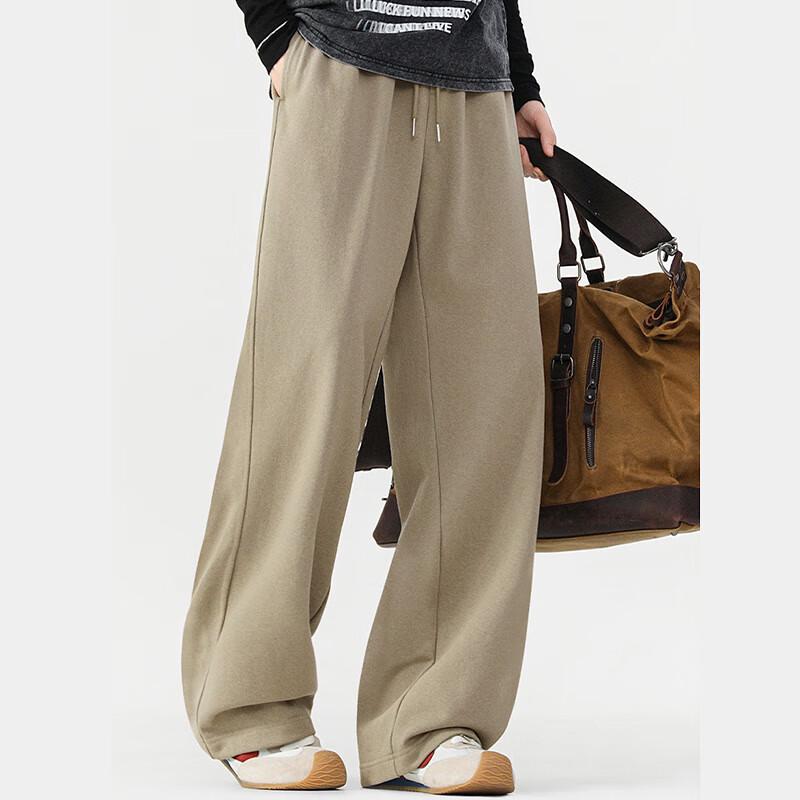 Fingercroxxit Men's Straight-Leg Loose Fit Sweatpants