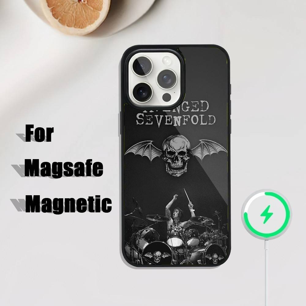 A-Avenged Sevenfold Phone Case For iPhone 17,16,15,14,13,12,11,Pro,Max,Plus,Mini,SE4,E Magnetic Magsafe Wireless Charging