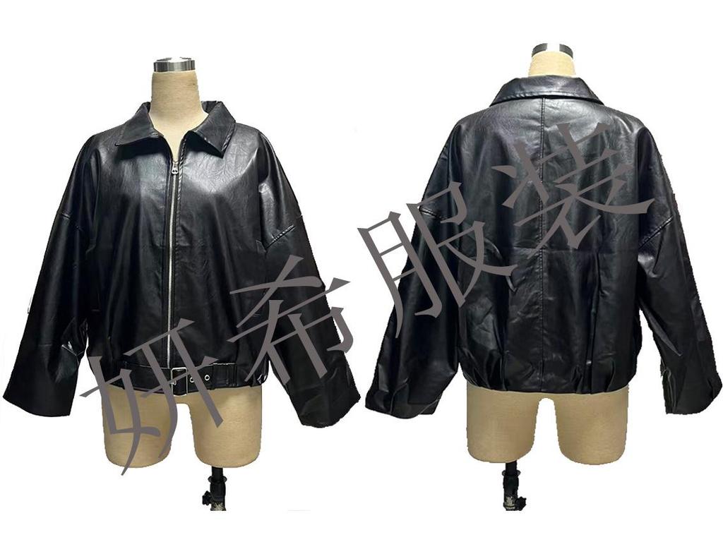 Women's Retro Spring Pilot Jacket: Faux Leather Casual Top Coat - American and European Style