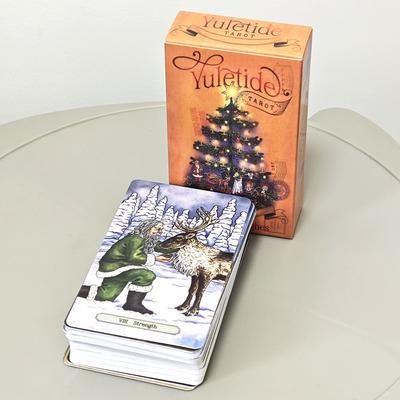 10.3*6cm Yuletide Tarot 78 Pcs Cards Hope, Warmth, and Tarot Cheer for The Most Wonderful Time of Year