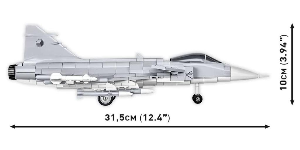 Cobi Armed Forces Collection #5828 Saab JAS39 Gripen C (Swedish Army) 148 Scale