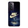 Phone Case - Maniacase - Oppo Reno 12 Pro 5G - Silicone - Flexible - Nike Logo Gold Starry Night