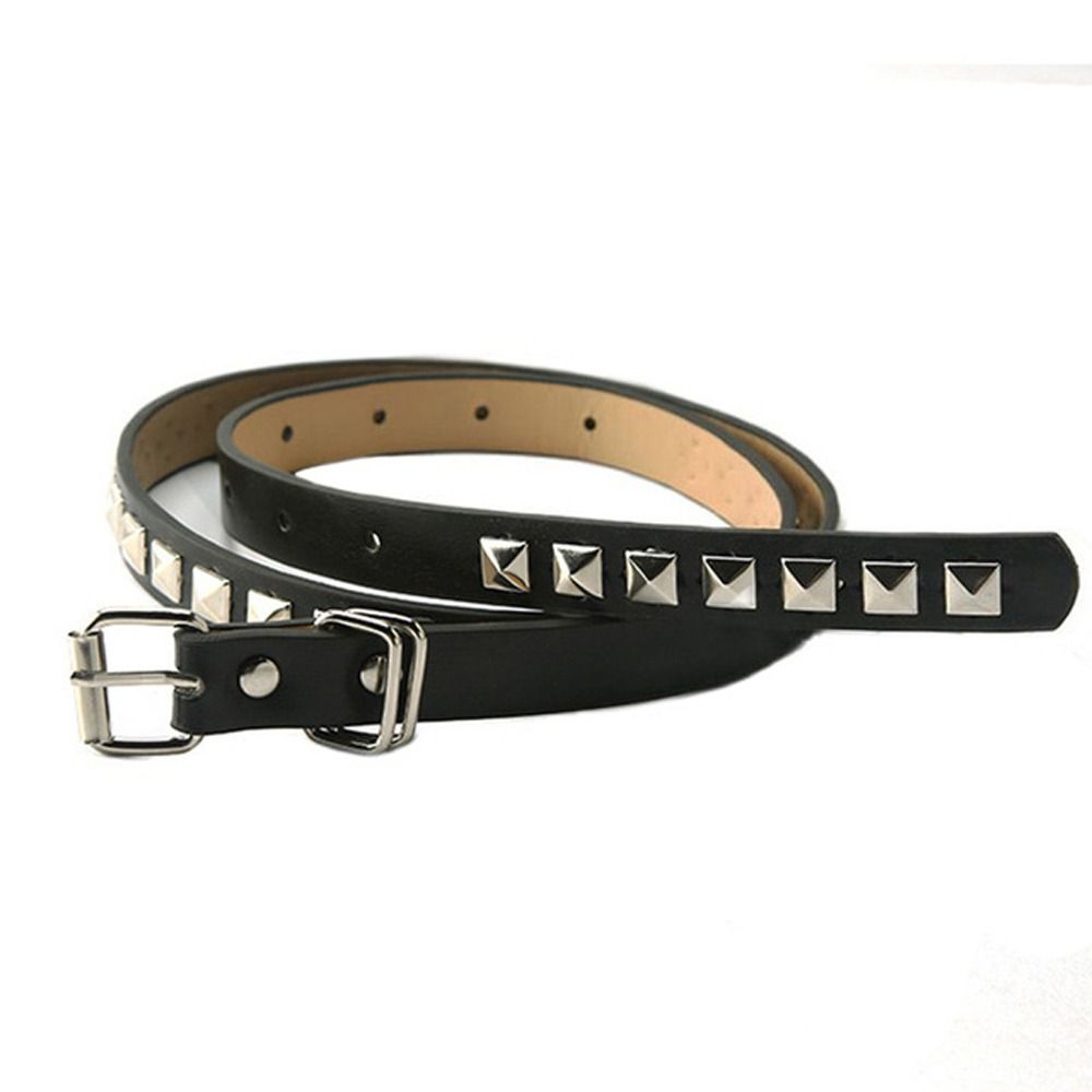Metal Buckle Dresses Decoration Women Waistband PU Leather Waist Strap Rivet Waist Belts