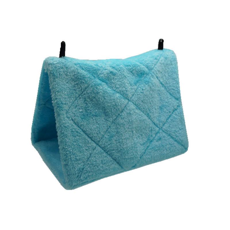 Winter Pet Bird Parrot Cages Warm Plush Hammock Hanging Cave for Sleeping and Hatching Swing Toy Cage Hammock Bird Accessories