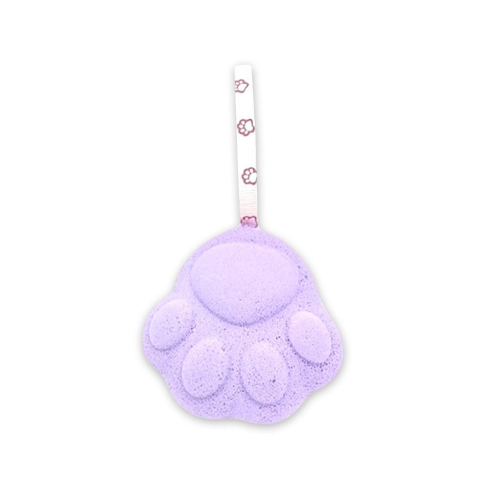 

Cat Paw Shape Baby Bath Sponge Soft Baby Shower Cotton Baby Face Wash Puff Bath Accessories