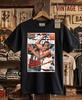 Vintage Allen Iverson Retro Sports Cover Tee Philadelphia Graphic Black Shirt
