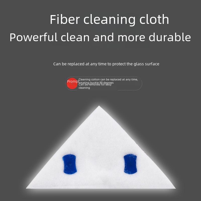 High-Rise Double-Sided Magnetic Window Cleaning Brush and Glass Wiper
