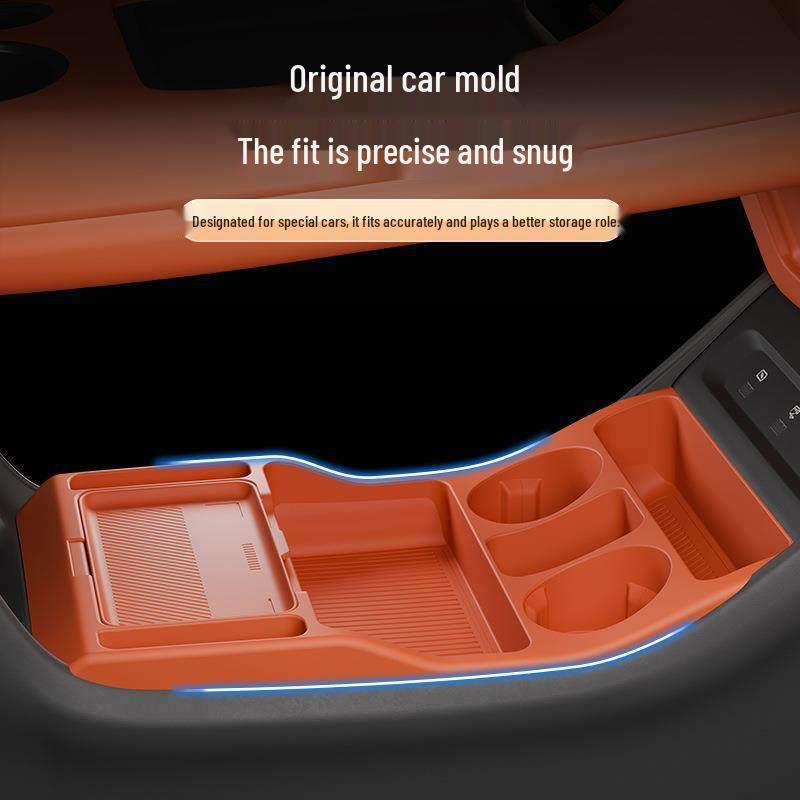 Multi-Functional Silicone Console Storage Box for Changan Qiyuan Q07 Interior