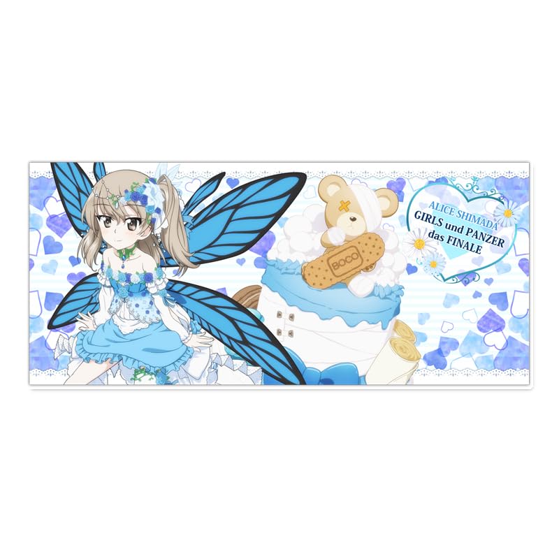 

Girls & Panzer Final Chapter Alice Shimada Original Illustration Sports Towel Fairy