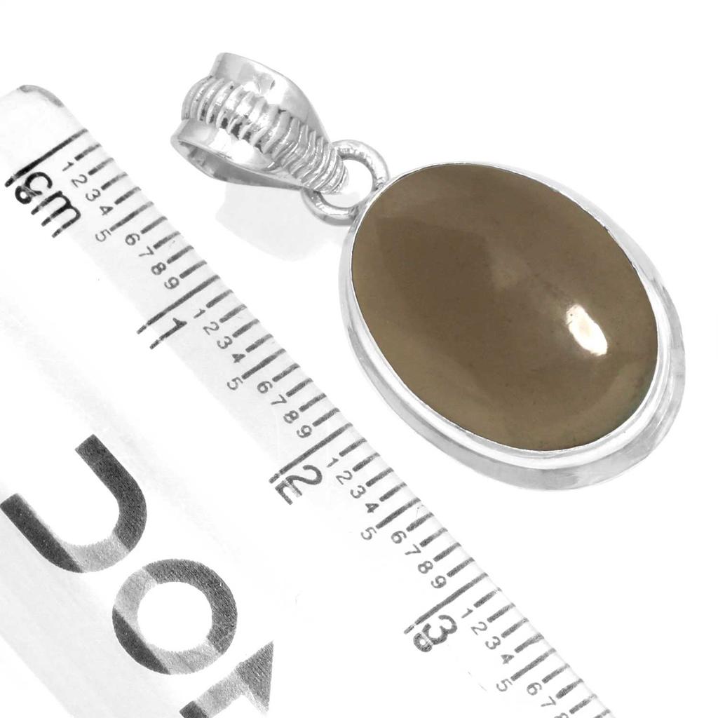 925 Sterlingsilber Anhänger Damen Edelstein Handgefertigter Schmuck Freundschaftstagsgeschenk Malachit Mondstein Rosenquarz Roter Stein Rauchtopas Tigerauge
